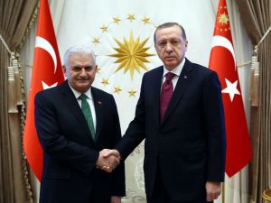 Cumhurbaşkanı Erdoğan Başbakan Yıldırım’ı Kabul Etti