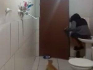 Kedisiyle Fare Avına Çıkan Genç Bin Pişman Oldu!