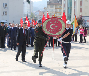 Atatürk’ün Rize’ye Gelişinin 93. Yıldönümü Kutlandı