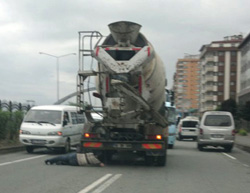 Rize'de Şaşırtan Görüntü