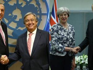 Erdoğan, May Ve Guterres İle Görüştü