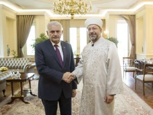 Başbakan Yeni Diyanet İşleri Başkanıyla Görüştü