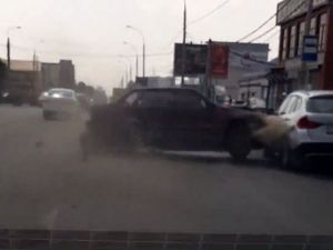 Hurdaya Dönmüş Araçla Seyir Kazayla Bitti
