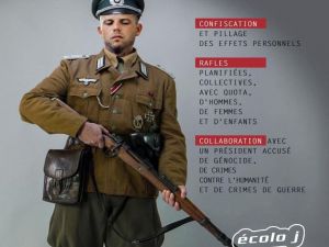 Belçikalı Bakan Nazi Askerine Benzetildi