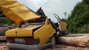 Artvin'deki Rize Plakalı Otomobil Kazasından Acı Haber 1 Ölü