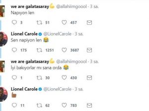 Carole’le Galatasaray Taraftarının Güldüren Diyalogu