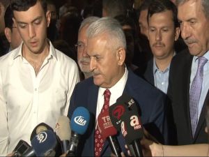 Başbakan Yıldırım Acı Haberin Ardından Hastaneye Geldi