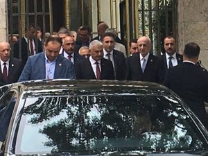 Tbmm Başkanı Kahraman İle Başbakan Yıldırım Görüştü
