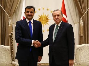 Cumhurbaşkanı Erdoğan Katar Emiri İle Görüştü