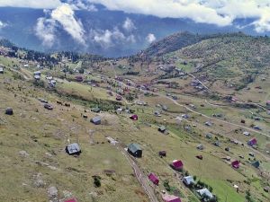 Yaylalardaki Çarpık Yapılaşma Havadan Böyle Görüntülendi