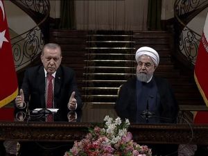 Erdoğan Ruhani’yle Görüştü: Gündem Kuzey Irak’tı