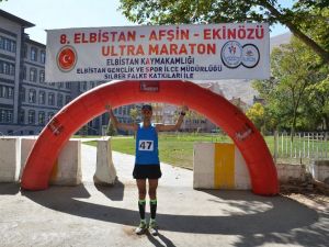 Elbistan Ultra Maratonu Sona Erdi: 5 Saat 44 Dakikada Koştu