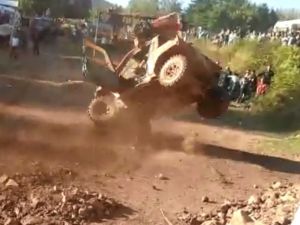 Artvin Off-road’da Yürekleri Ağza Getiren Kaza