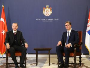 Erdoğan Aleksandar Vuçiç İle Görüştü