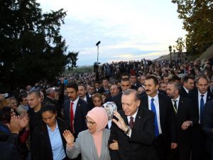 Cumhurbaşkanı Erdoğan’a Sevgi Seli