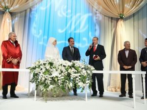 Erdoğan Ve Yıldırım Nikah Şahidi Oldu