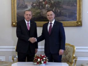 Erdoğan Polonyalı Mevkidaşı Duda İle Görüştü