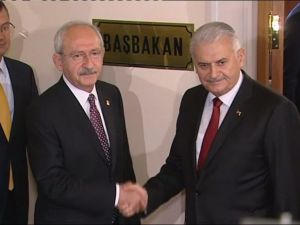 Yıldırım-kılıçdaroğlu Görüşmesi Başladı