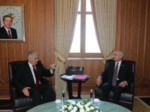 Başbakan Yıldırım Kemal Kılıçdaroğlu’yla Görüştü
