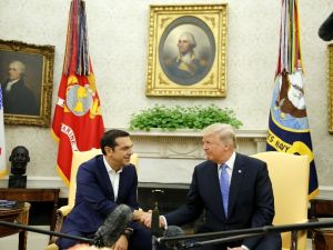 Trump, Çipras İle Bir Araya Geldi