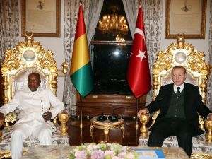 Cumhurbaşkanı Erdoğan, Gineli Mevkidaşını Kabul Etti