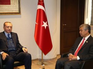 Erdoğan, Malezya Başbakan Yardımcısı’nı Kabul Etti