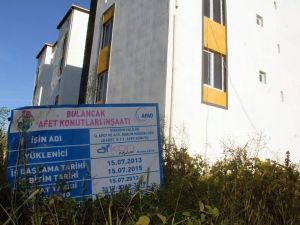 Giresun’da Bitirilemeyen Afet Evleriyle İlgili Yüklenici Firmadan Açıklama Yapıldı