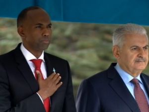 Yıldırım, Somalili Mevkidaşını Resmi Törenle Karşıladı