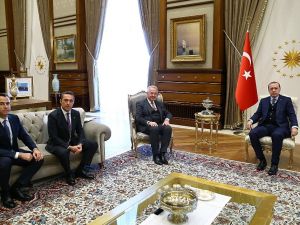 Erdoğan, Tüsiad Heyetini Kabul Etti