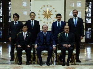 Erdoğan, Japonya Büyükelçisini Kabul Etti