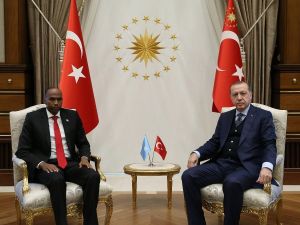 Erdoğan, Somali Başbakanı Hayri’yi Kabul Etti