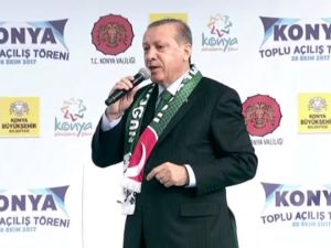 Cumhurbaşkanı Erdoğan Konya’da