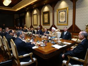 Erdoğan, Irak Türkmenlerini Kabul Etti
