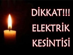 Gündoğdu'da Elektrik Kesintisi