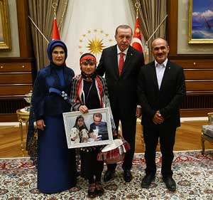 Türkiye'nin 'Heidi'si Hemşehrisi Cumhurbaşkanı Erdoğan ile Buluştu