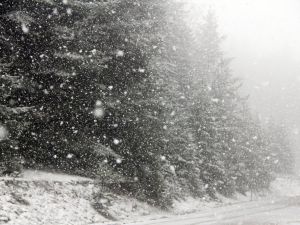 Bolu’da Kar Yaşı Başladı