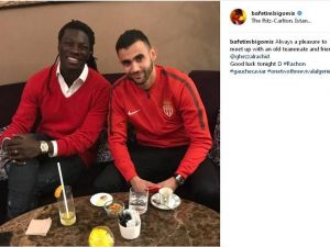 Gomis’ten Eski Takım Arkadaşı Rachid Ghezzal’e Ziyaret