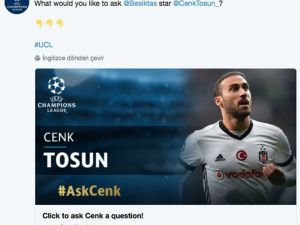 Uefa’dan Cenk Tosun İle Soru Cevap