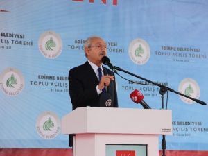 Kılıçdaroğlu, Edirne’de Katı Atık Tesisi Açılışına Katıldı