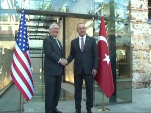Bakan Çavuşoğlu, Abd’li Mevkidaşıyla Görüştü