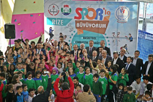 Rize'de Çocuklar Sporla Büyüyecek