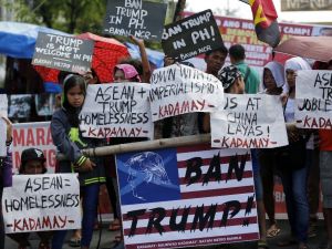 Filipinler’de ’Trump’ Protestosu
