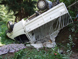 Artvin'de Trafik Kazası 1 Ölü 9 Yaralı