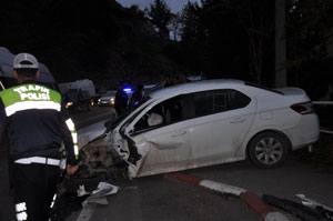 Artvin’de trafik kazası: 2 yaralı