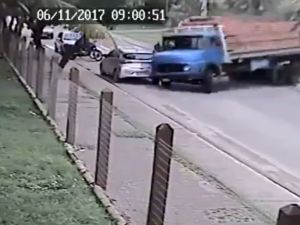 Freni Patlayan Kamyon Dehşet Saçtı