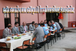 Bakırcı itfaiyecilerle