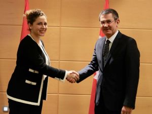 Canikli, Arnavut Bakan Xhaçka İle Görüştü