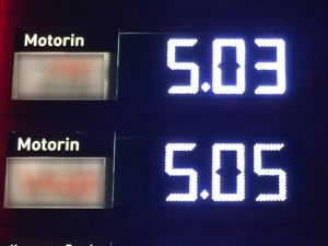 Motorine Zam: İlk Defa 5 Lirayı Aştı