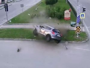Samsun’da Trafik Kazaları Mobese’de