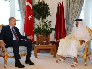 Cumhurbaşkanı Erdoğan El Sani İle Bir Araya Geldi